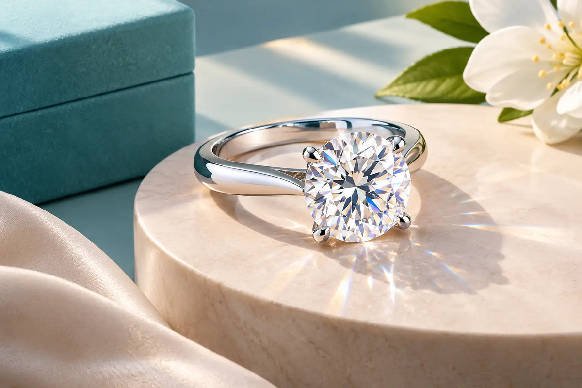 Moissanite Solitaire Rings That Catch Every Light